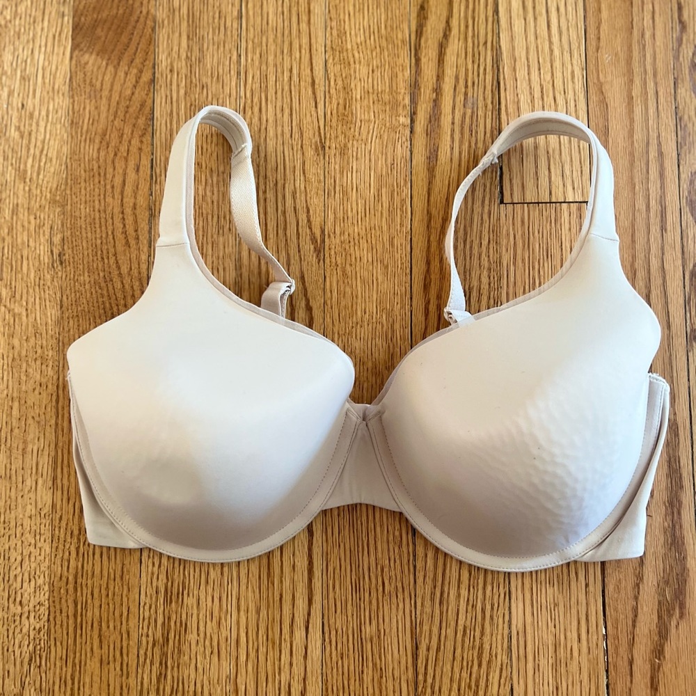 VANITY FAIR tan full coverage underwire bra 38DD